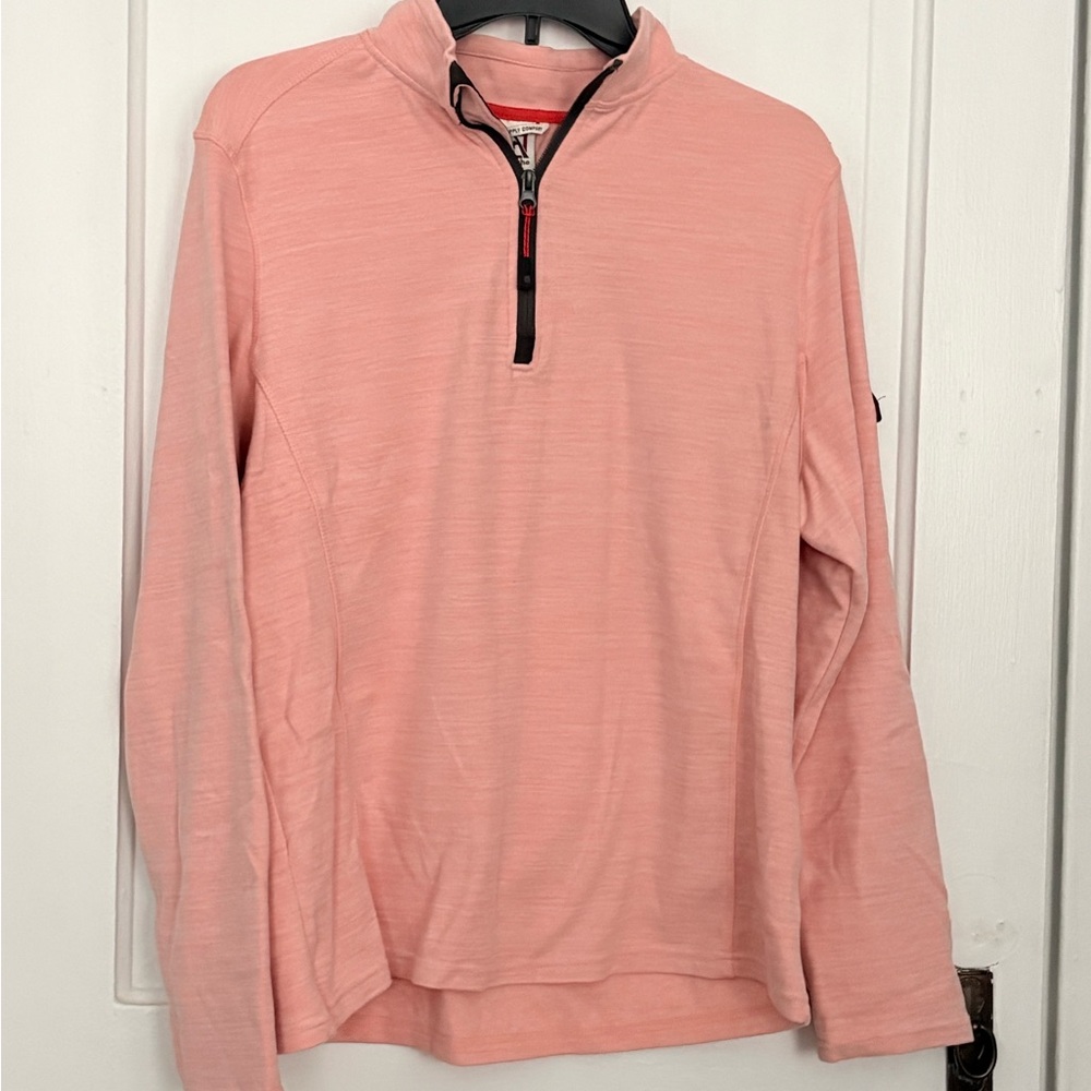Avalanche Women’s Half-Zip Sweater in Light Peach